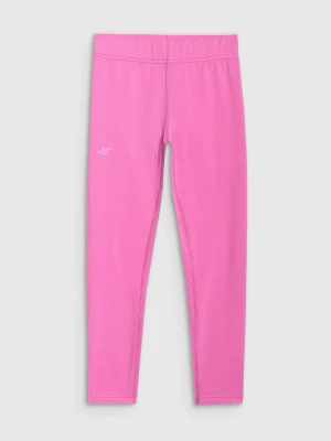 4F Bielizna termiczna drapana (dół) dziewczęca - różowa 158/164 (12-14 lat)