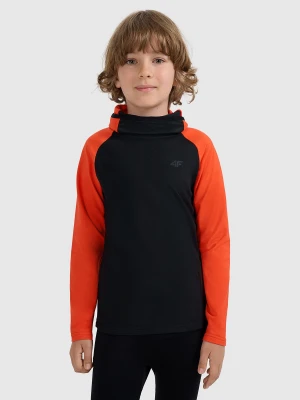 4F Bielizna termiczna ocieplana (góra) dziecięca - czarna 134/140 (8-10 lat)