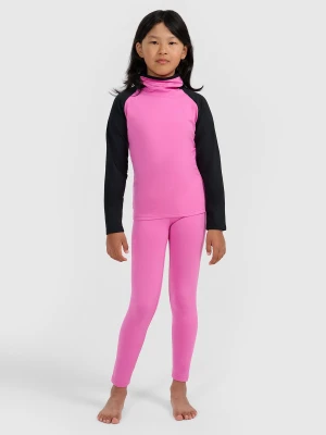 4F Bielizna termiczna ocieplana (dół) dziecięca - różowa 122/128 (6-8 lat)