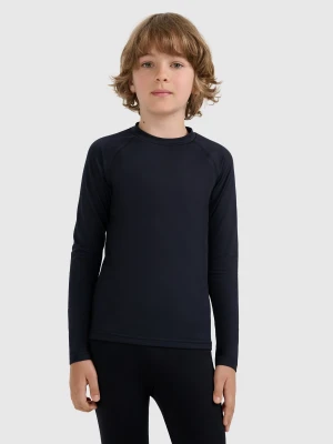 4F Bielizna termiczna ocieplana (góra) dziecięca - czarna 134/140 (8-10 lat)