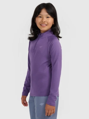 4F Bielizna termiczna ocieplana (góra) dziecięca - fioletowa 146/152 (10-12 lat)