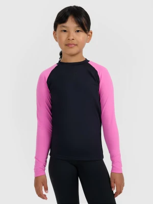 4F Bielizna termiczna ocieplana (góra) dziecięca - różowa 134/140 (8-10 lat)