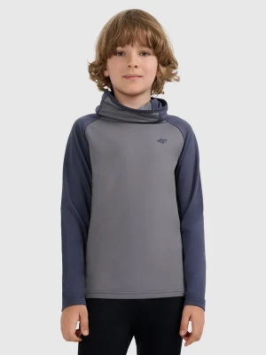 4F Bielizna termiczna ocieplana (góra) dziecięca - szara 146/152 (10-12 lat)