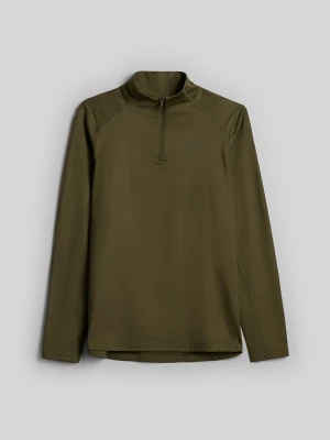 4F Bielizna termiczna ocieplana (góra) męska - khaki XL zielony