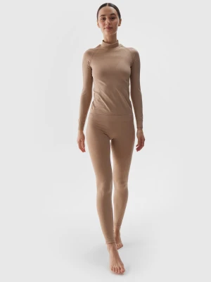 4F Bielizna termoaktywna bezszwowa (dół) damska - brązowa M/L