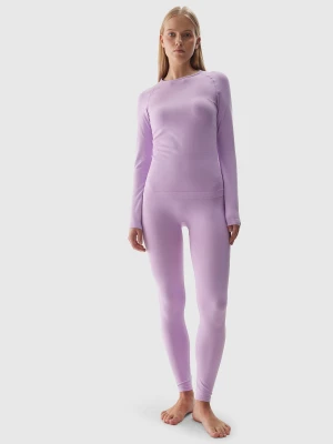 4F Bielizna termoaktywna bezszwowa (dół) damska - fioletowa XS/S