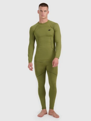 4F Bielizna termoaktywna bezszwowa (dół) męska - khaki L/XL