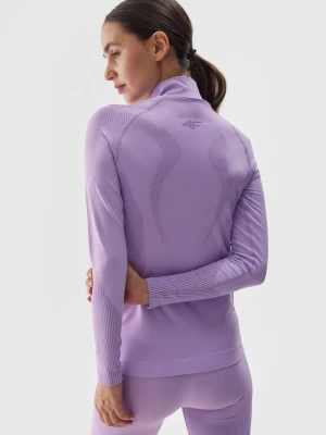 4F Bielizna termoaktywna bezszwowa (góra) damska - fioletowy M/L