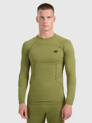 4F Bielizna termoaktywna bezszwowa (góra) męska - khaki XXL/3XL