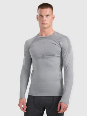 4F Bielizna termoaktywna bezszwowa (góra) męska - szara XXL/3XL