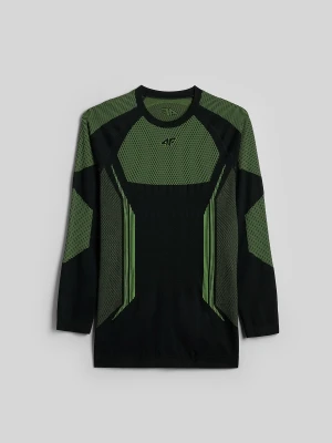 4F Bielizna termoaktywna bezszwowa (góra) męska - zielona L / XL