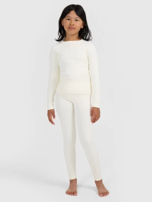 4F Bielizna termoaktywna bezszwowa komplet dziewczęca - biała 128/134 (7-9 lat)