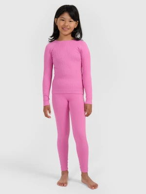 4F Bielizna termoaktywna bezszwowa komplet dziewczęca - różowa 140/146 (9-11 lat)