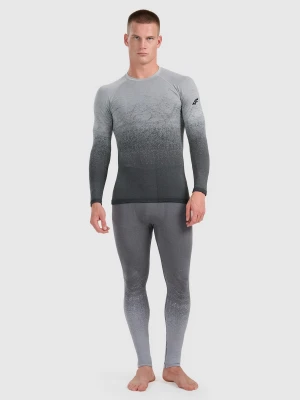 4F Bielizna termoaktywna bezszwowa z wełną merino (dół) męska - szara XXL/3XL