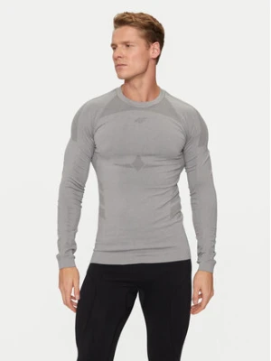4F Bielizna termoaktywna górna 4FWAW24USEAM174 Szary Slim Fit