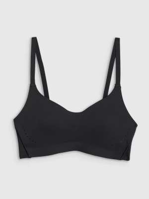 4F Biustonosz do jogi z niskim wsparciem damski - czarny S