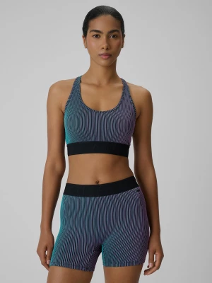 4F Biustonosz treningowy z niskim wsparciem damski - multikolor XS