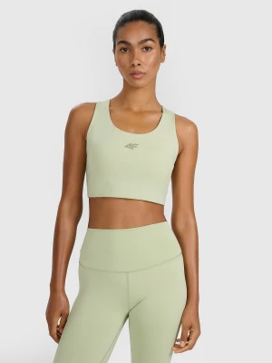 4F Biustonosz treningowy z niskim wsparciem - zielony M