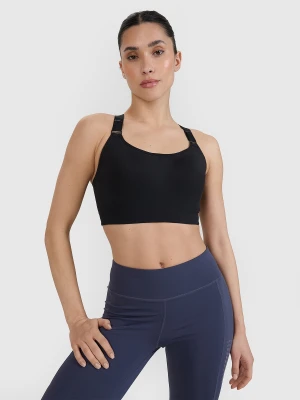 4F Biustonosz treningowy z wysokim wsparciem - czarny M