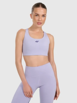 4F Biustonosz treningowy ze średnim wsparciem - niebieski M