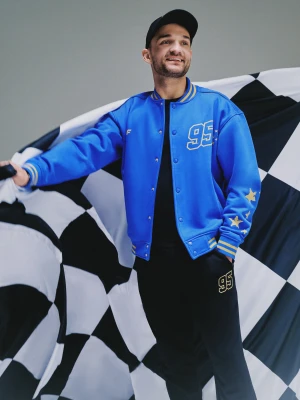 4F Bluza bomberka uniseks 4F x Bartosz Zmarzlik - niebieska S