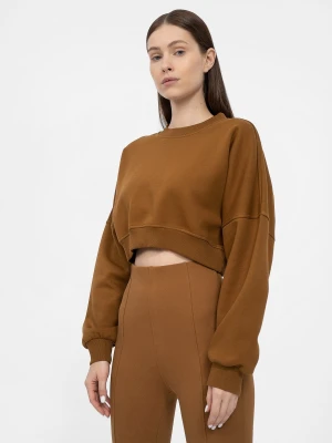 4F Bluza crop top nierozpinana bez kaptura damska S