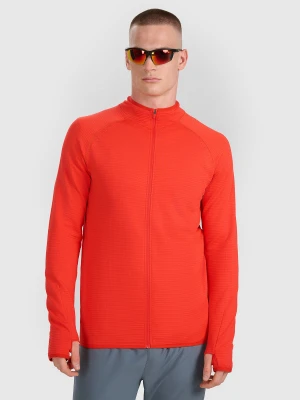 4F Bluza do biegania regular szybkoschnąca męska - czerwona XL