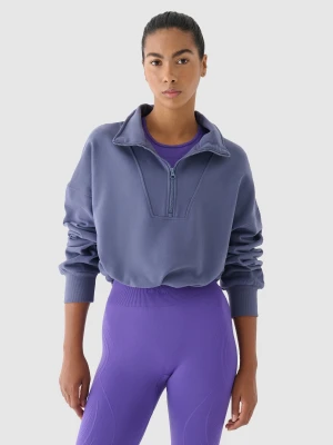 4F Bluza dresowa bez kaptura damska 4F x Anna Lewandowska - granatowa XL