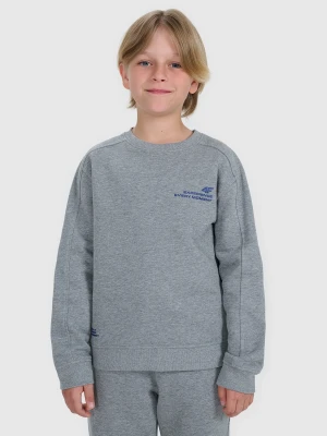 4F Bluza dresowa nierozpinana bez kaptura chłopięca - szara 158 (12-13 lat)