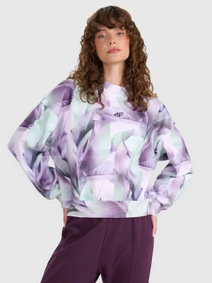 4F Bluza dresowa nierozpinana bez kaptura damska - multikolor XS