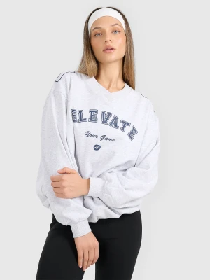 4F Bluza dresowa nierozpinana bez kaptura damska - szara S