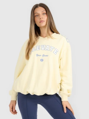 4F Bluza dresowa nierozpinana bez kaptura damska - żółta M