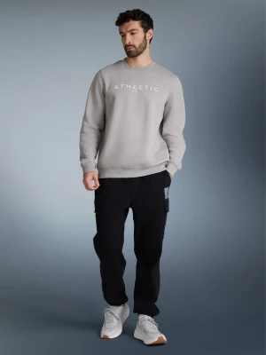 4F Bluza dresowa nierozpinana bez kaptura męska - szara M