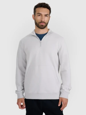 4F Bluza dresowa nierozpinana bez kaptura męska - szara XL
