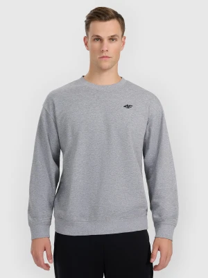 4F Bluza dresowa nierozpinana bez kaptura męska - szara S