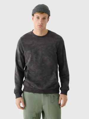 4F Bluza dresowa nierozpinana bez kaptura męska - szara S