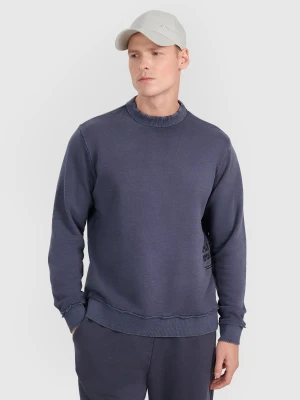 4F Bluza dresowa nierozpinana bez kaptura męska - szara 3XL