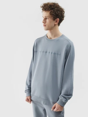 4F Bluza dresowa nierozpinana bez kaptura męska - szara XXL