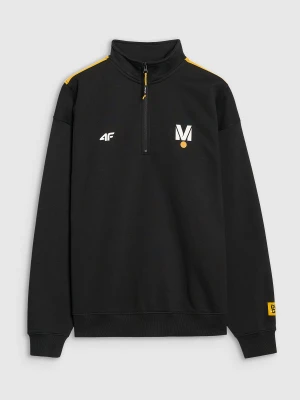 4F Bluza dresowa nierozpinana bez kaptura uniseks 4F x Drift Masters - czarna XXL