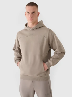 4F Bluza dresowa nierozpinana z kapturem męska 4F x Robert Lewandowski - khaki S