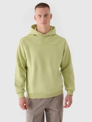 4F Bluza dresowa nierozpinana z kapturem męska 4F x Robert Lewandowski - zielona XXL
