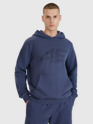 Zdjęcie produktu 4F Bluza dresowa nierozpinana z kapturem męska - szara XXL