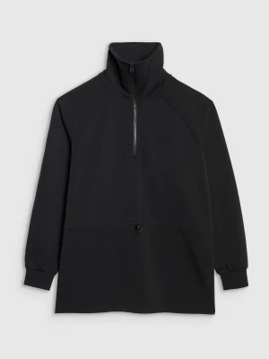 4F Bluza dresowa nierozpinana z modalem damska - czarna M
