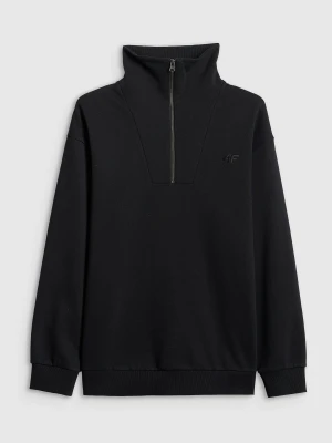 Zdjęcie produktu 4F Bluza dresowa regular bez kaptura męska - czarna M
