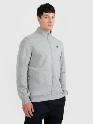 4F Bluza dresowa rozpinana bez kaptura męska - szara S