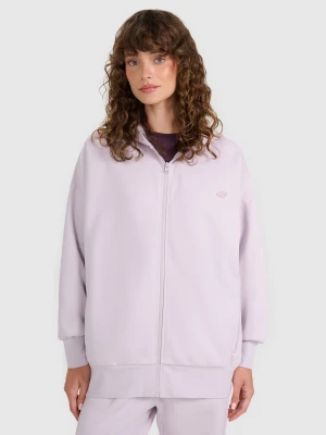 4F Bluza dresowa rozpinana z kapturem damska - fioletowa XL