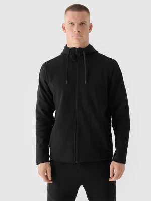 4F Bluza dresowa rozpinana z kapturem męska 4F x Robert Lewandowski - czarna XXL