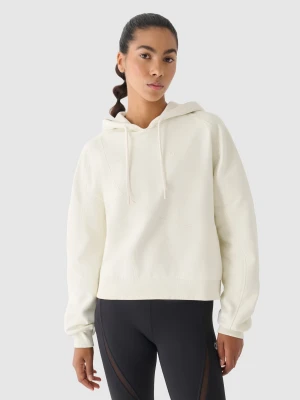 4F Bluza dresowa z kapturem damska 4F x Anna Lewandowska - biała XL
