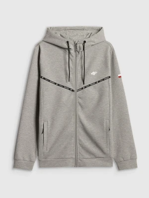 4F Bluza kibica z kapturem męska - szara M