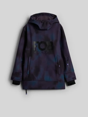 4F Bluza snowboardowa z softshellu membrana 5000 damska - multikolor XS